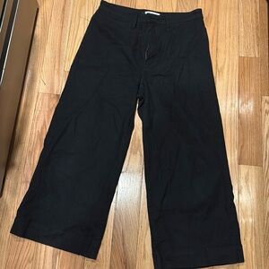 Madewell Emmett wide leg crop pant 30